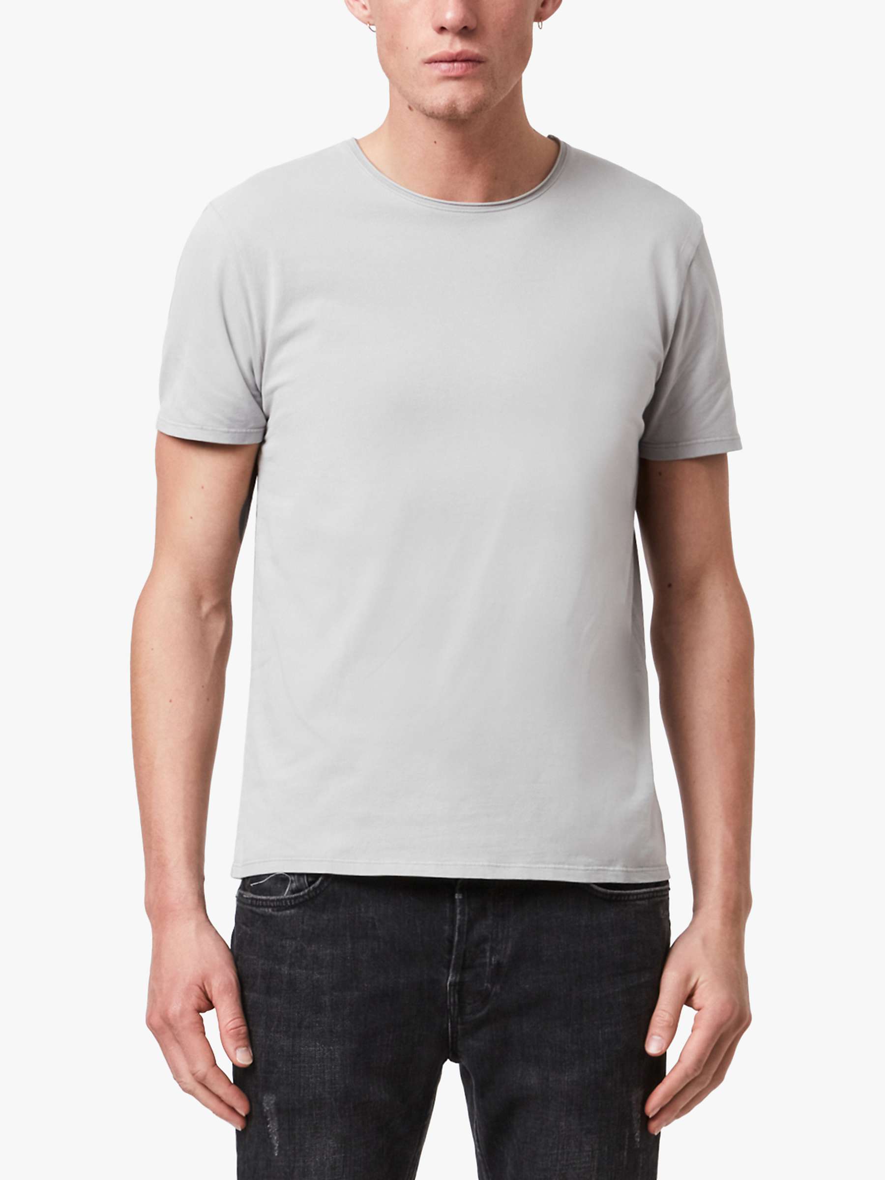 Buy AllSaints Bodega Crew T-Shirt Online at johnlewis.com