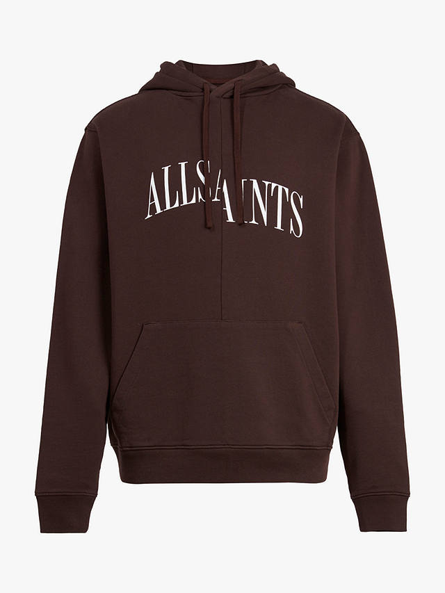 AllSaints Dropout Hoodie, Oxblood Red