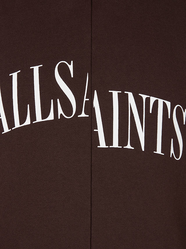 AllSaints Dropout Hoodie, Oxblood Red