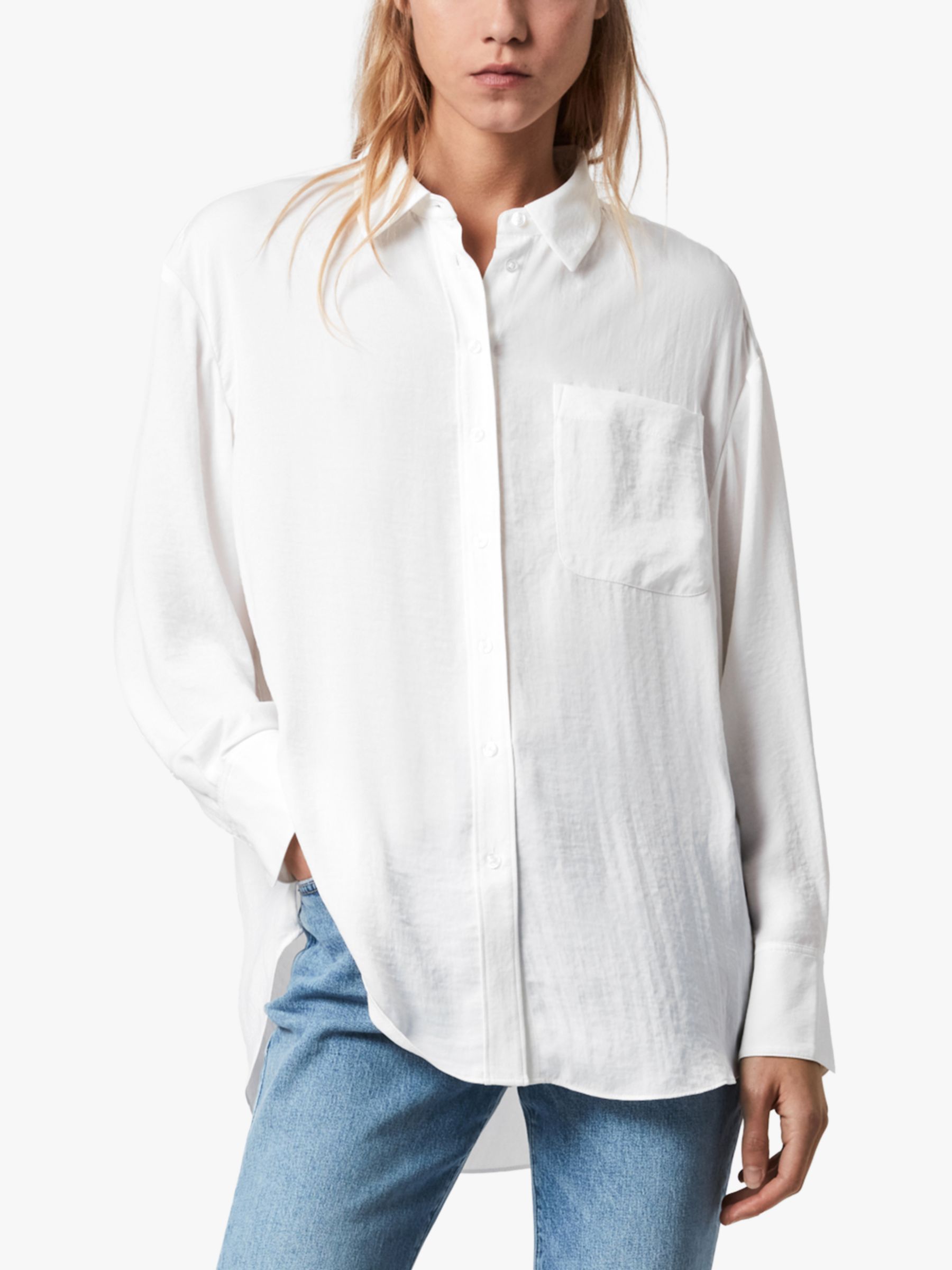 AllSaints Bernie Shirt, Warm White