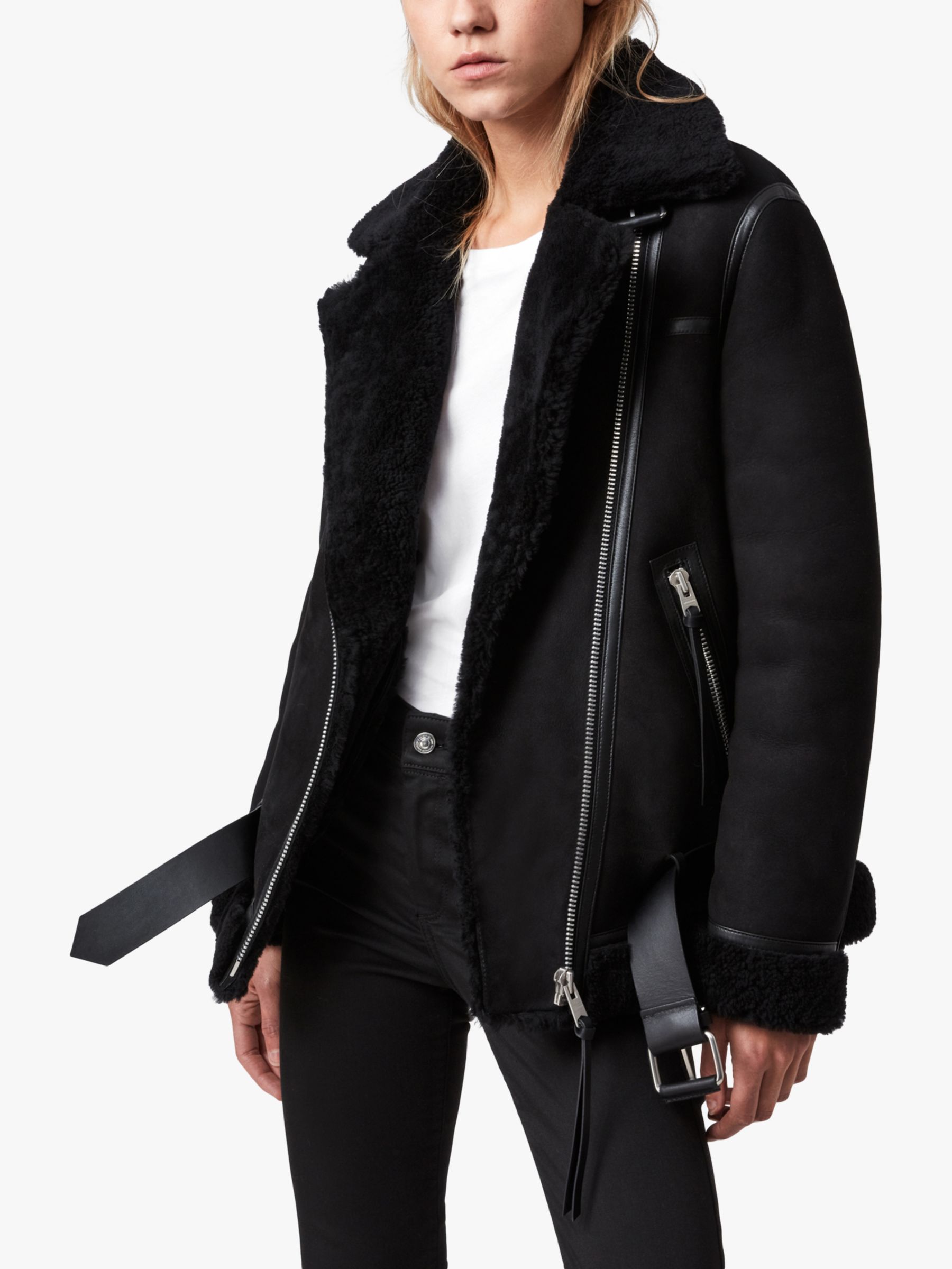 Allsaints jaya shearling best sale