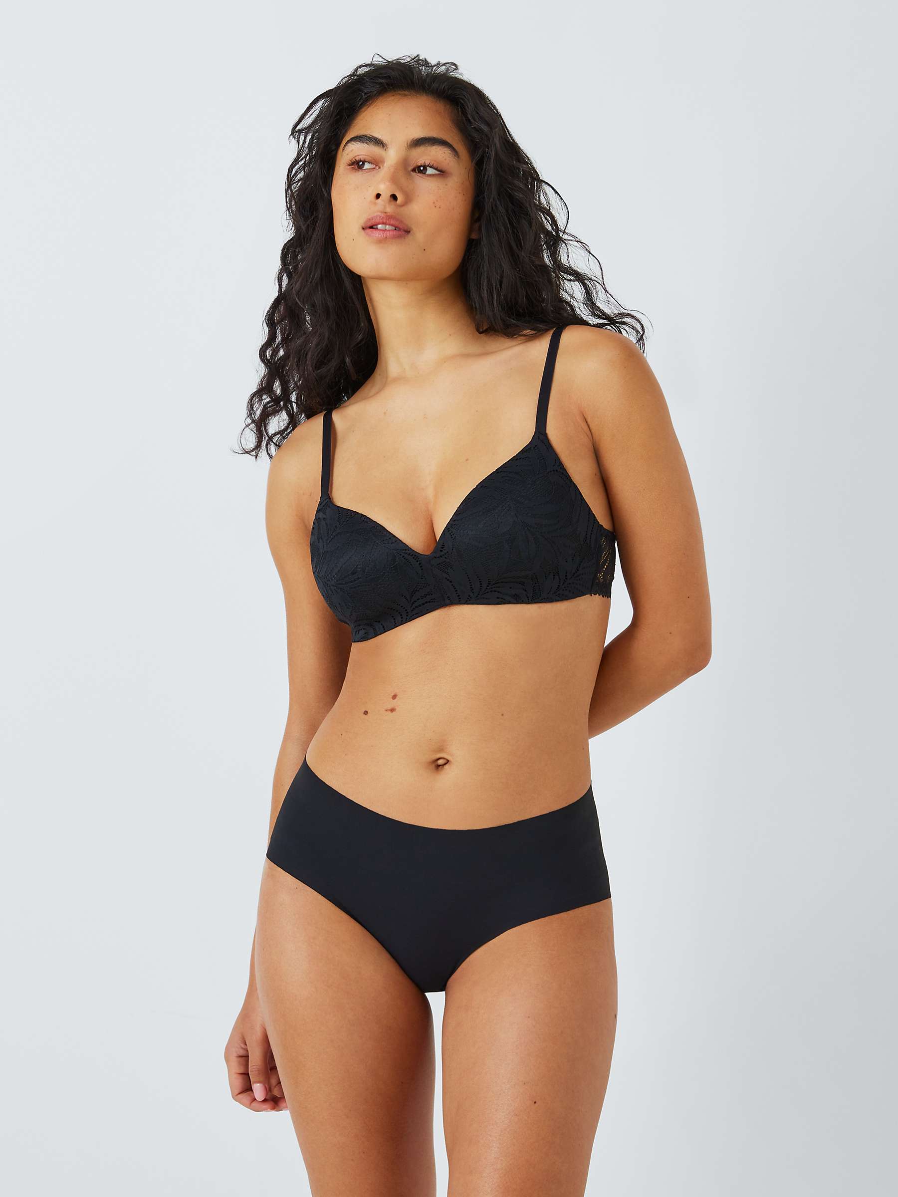 Buy John Lewis ANYDAY Avery Non-Wired Lace Bra Online at johnlewis.com
