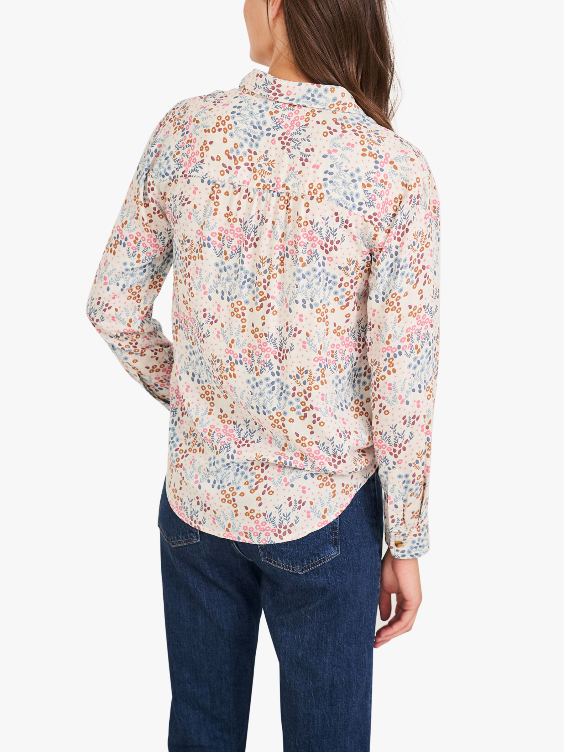 White Stuff Floral Printed Blouse Ivorymulti At John Lewis And Partners 0331