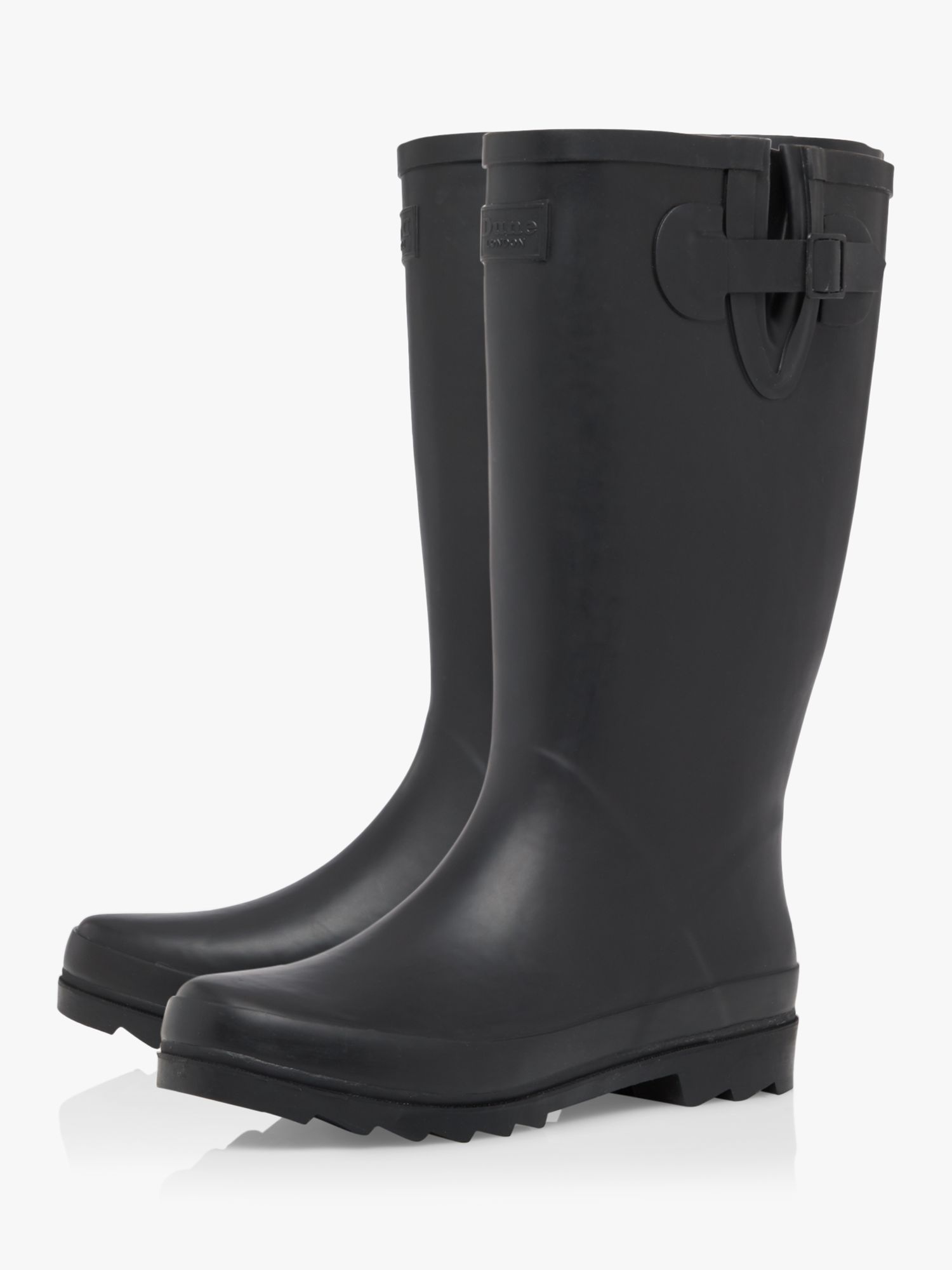 Dune Reid Waterproof Wellington Boots, Black at John Lewis & Partners