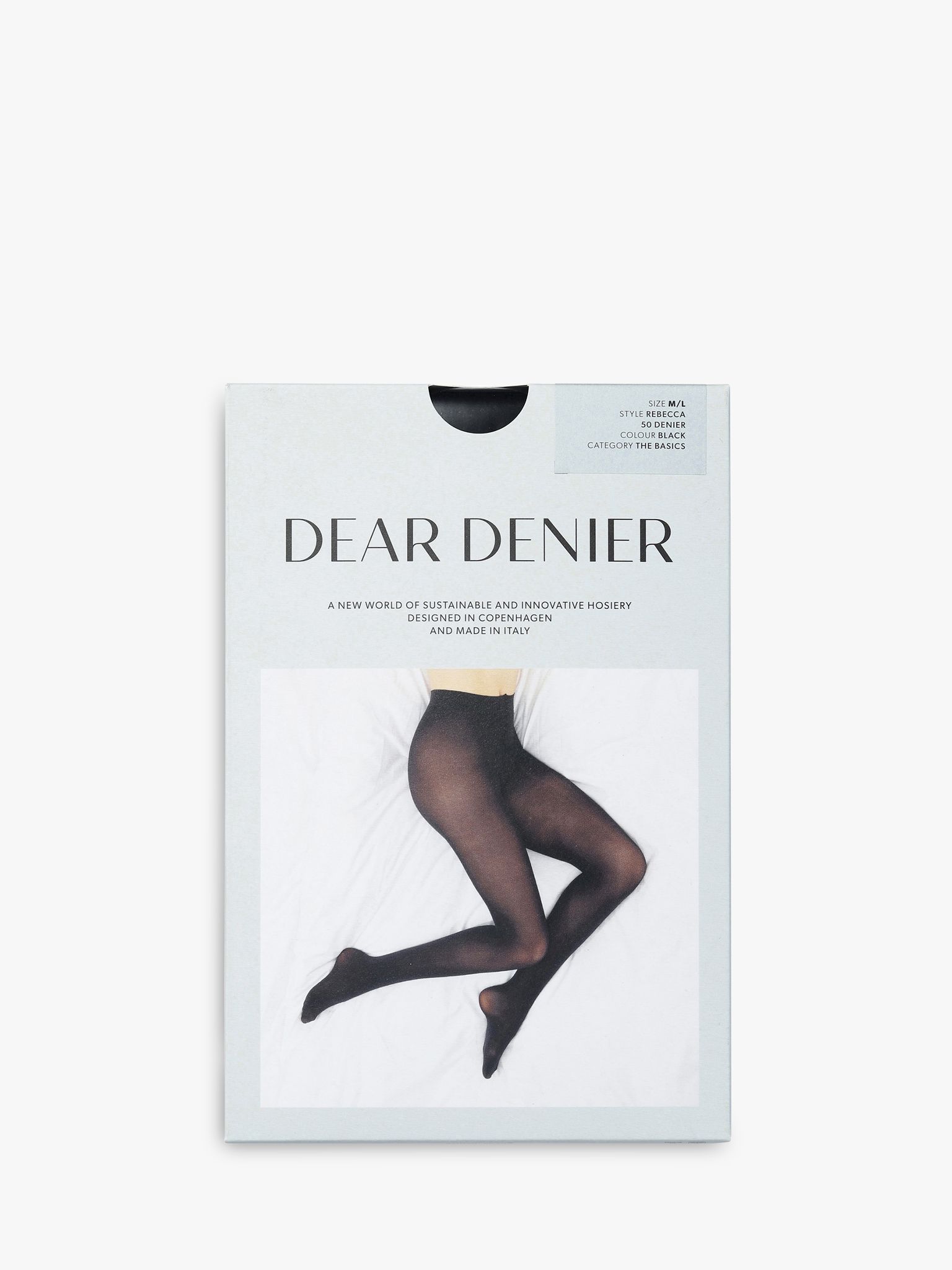 Dear Denier Recycled Camilla 50D Bodyshaping Tight, Black by Dear Denier