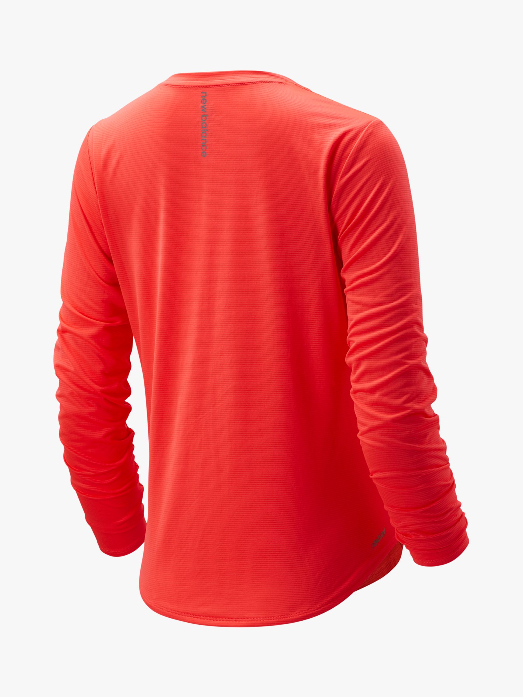 New Balance Accelerate Long Sleeve Running Top, Virtual Coral, XS