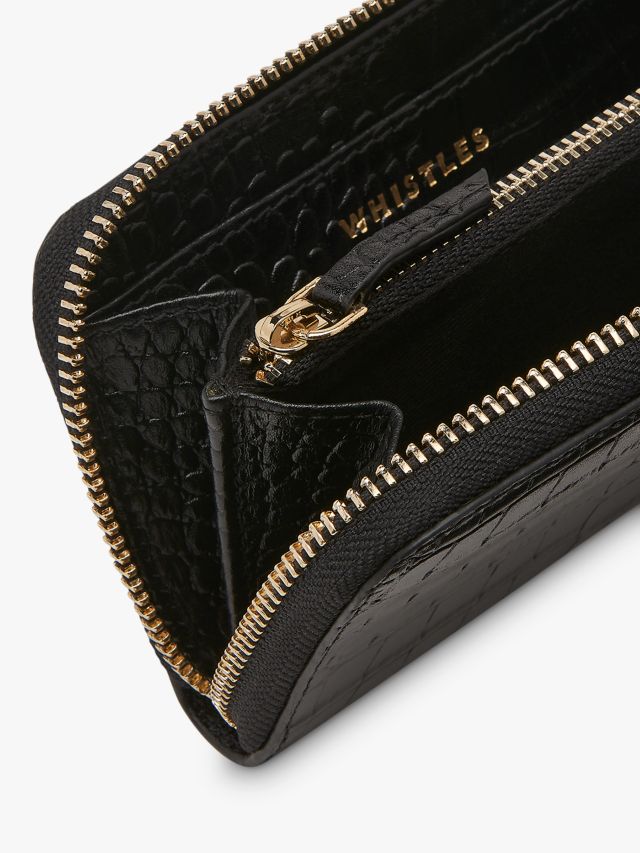 Whistles croc hot sale purse