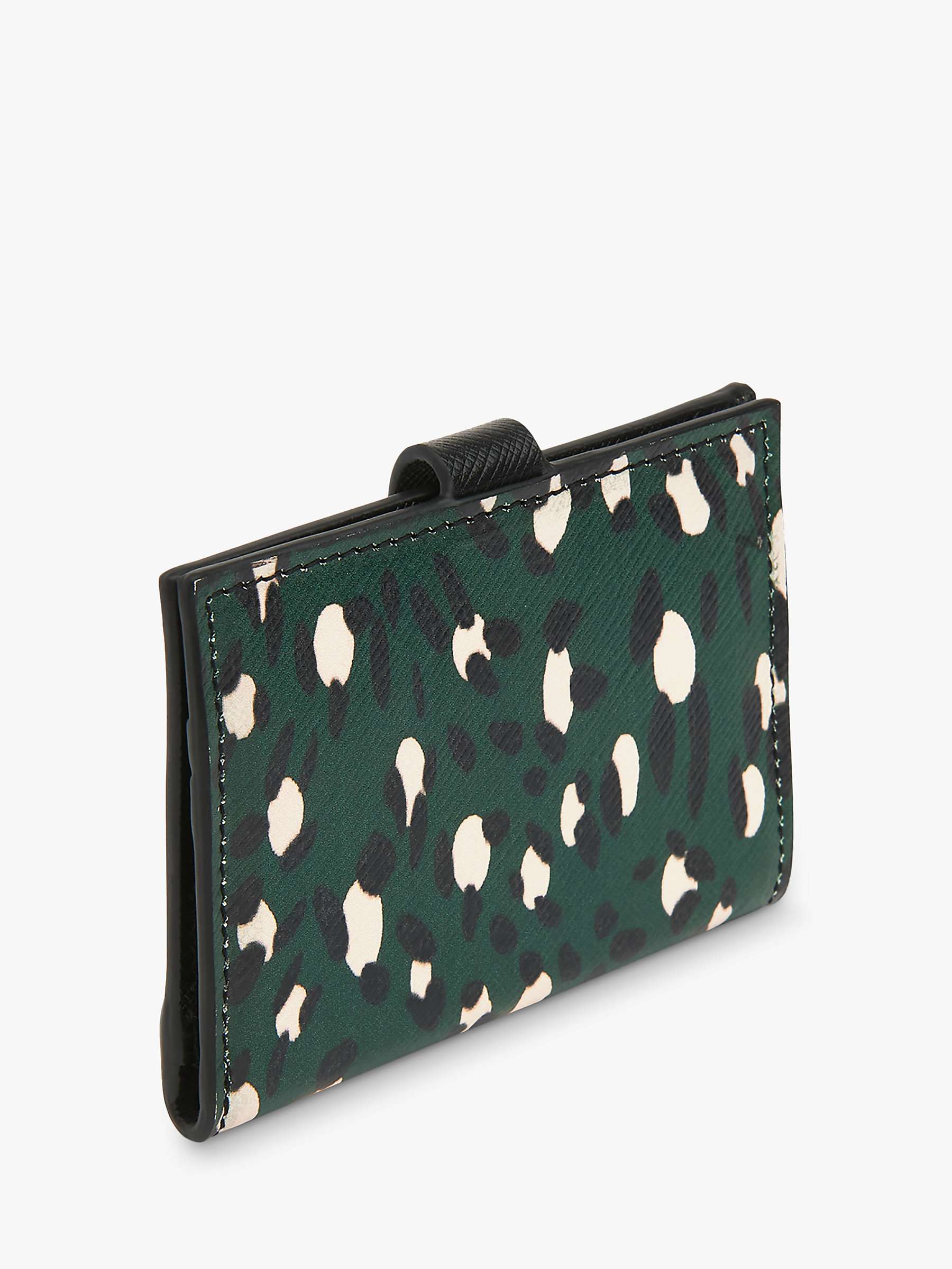 Buy Whistles Porter Animal Spot Leather Compact Purse, Multi Online at johnlewis.com