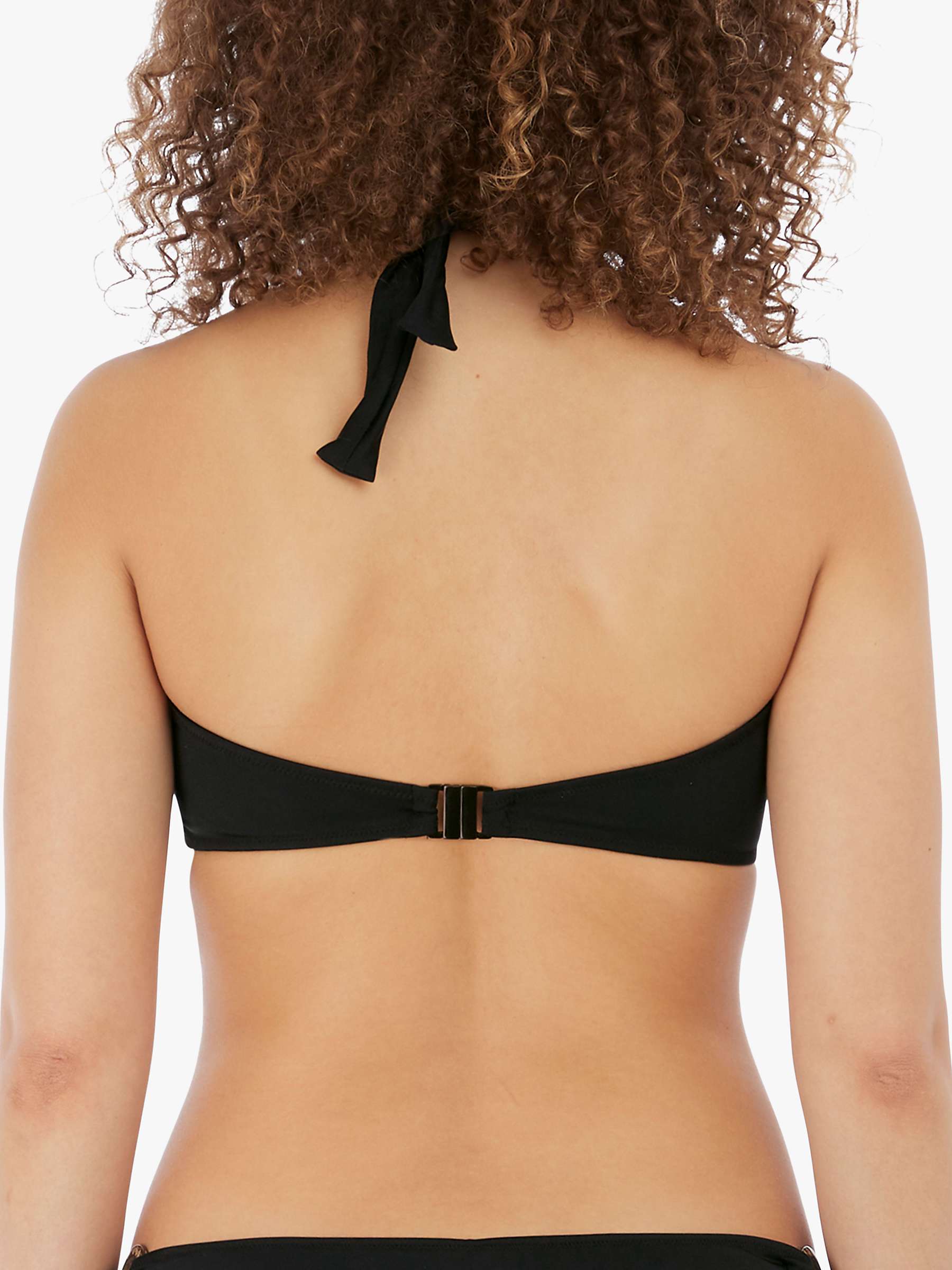 Buy Freya Coco Wave Underwired Halter Bikini Top, Black Online at johnlewis.com