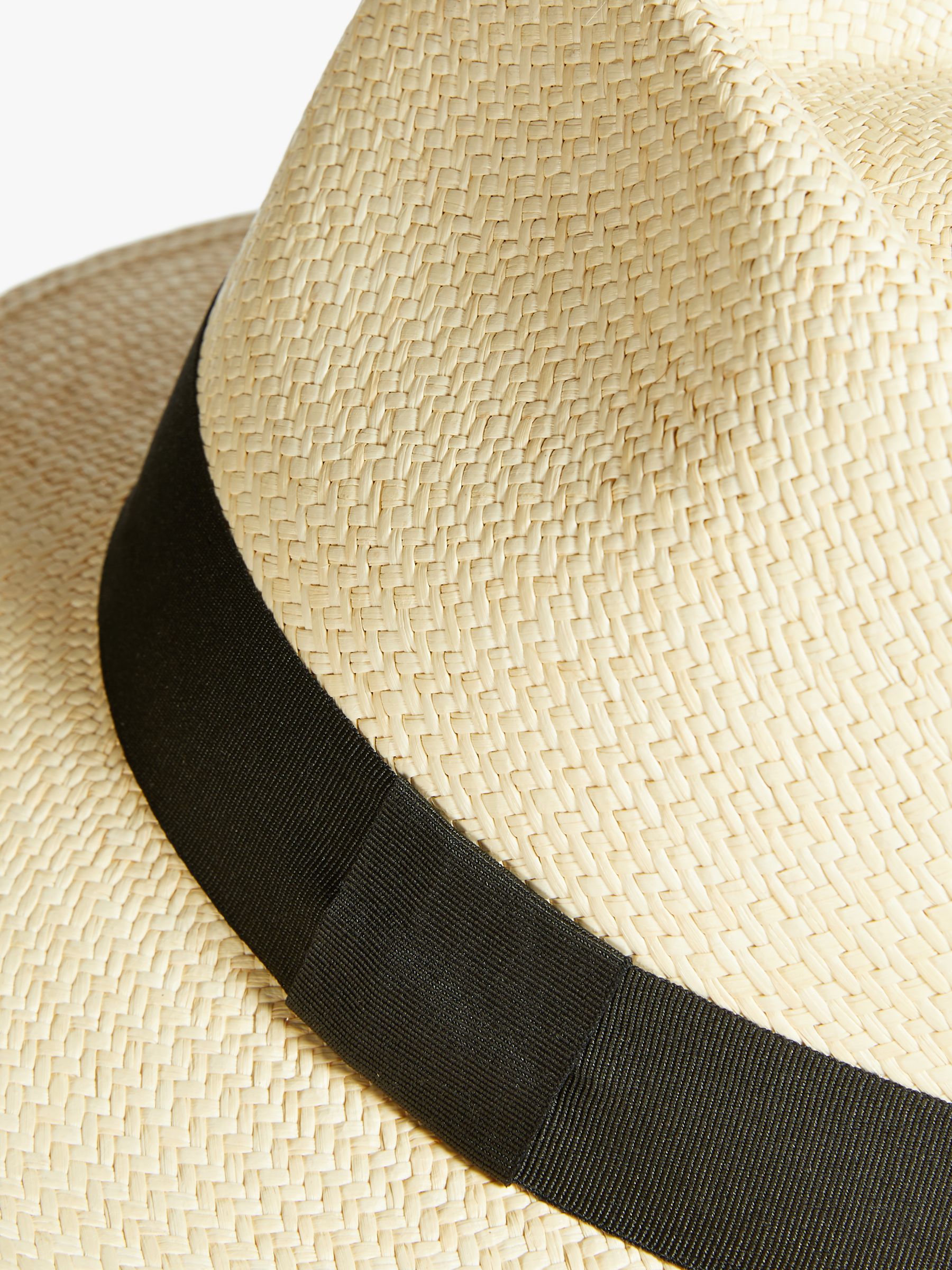 Christys' Mateo Panama Hat, Stone, M