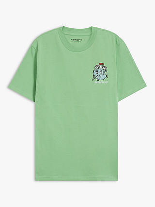 Carhartt WIP Ill World Graphic Organic Cotton T-Shirt, Mineral Green