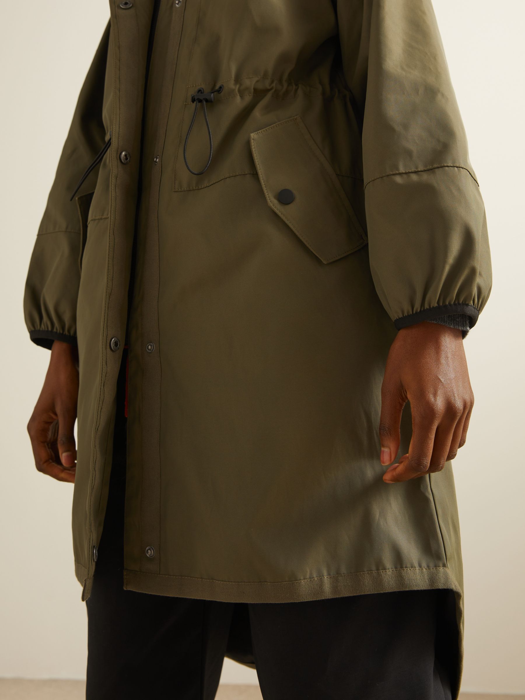 Kin Longline Parka, Khaki