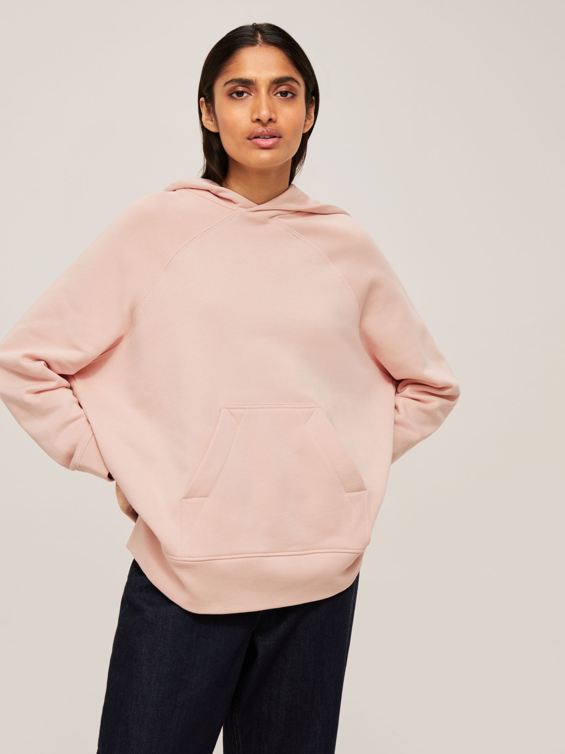 Kin Raglan Sleeve Hoodie, Light Pink