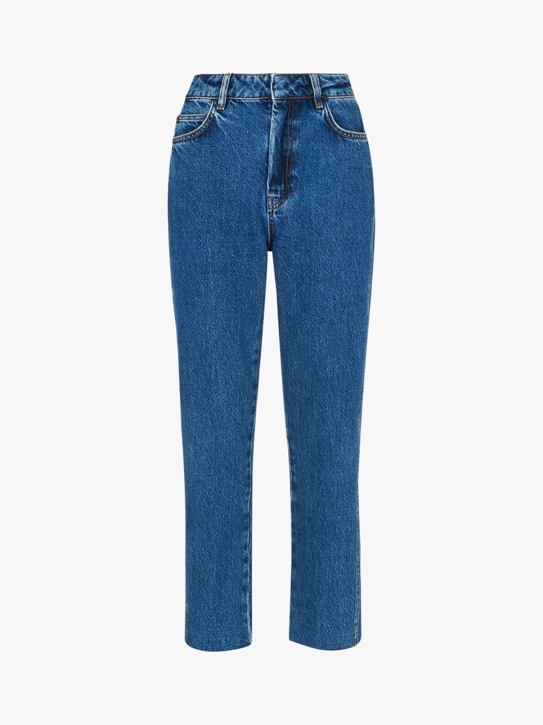 Buy Whistles Authentic Slim Leg Frayed Jeans Online at johnlewis.com