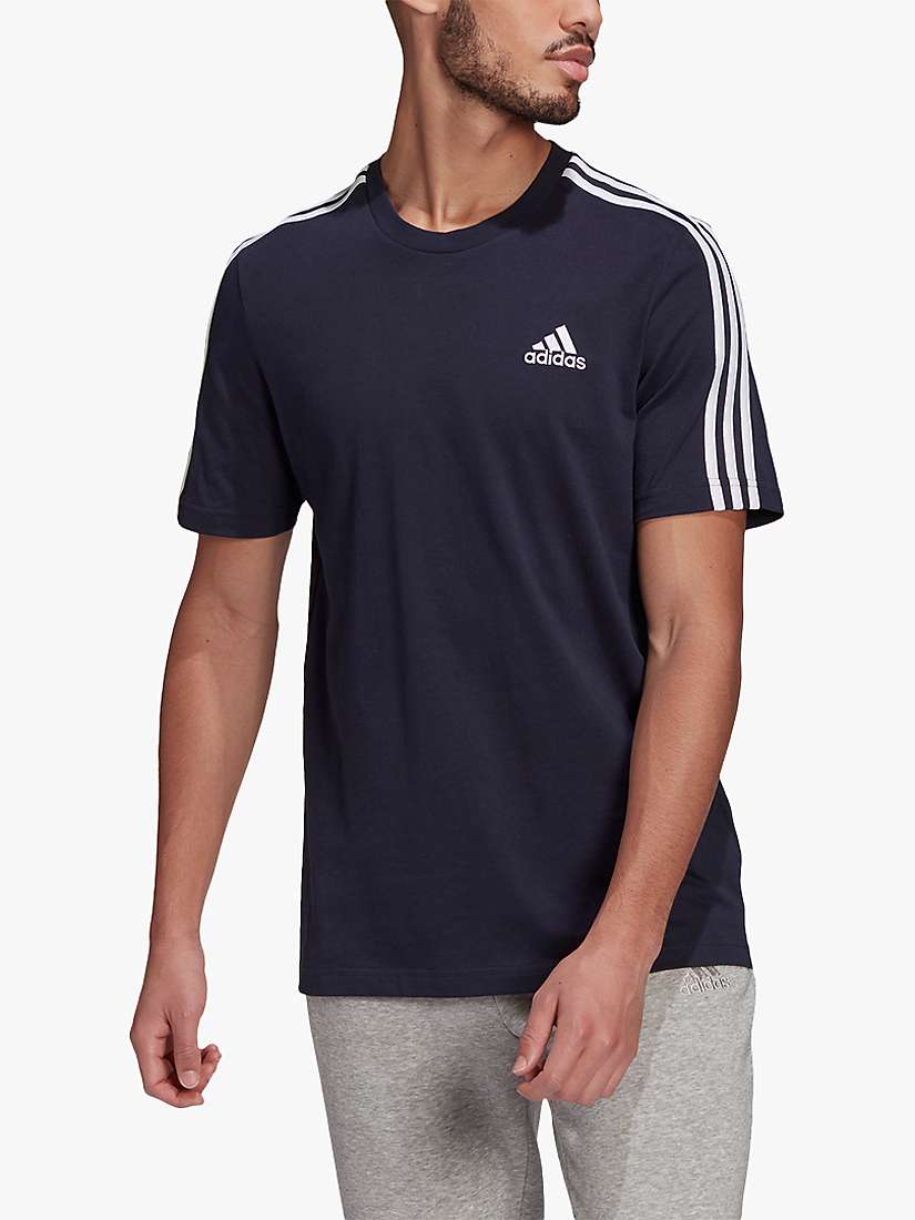 Buy adidas Essentials 3-Stripes T-Shirt Online at johnlewis.com