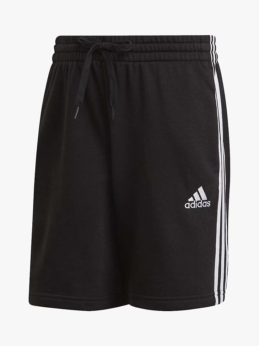 Buy adidas Essentials French Terry 3-Stripes Shorts Online at johnlewis.com
