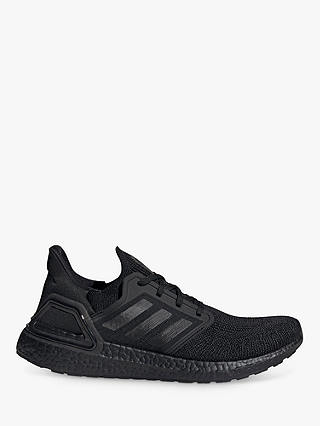 adidas UltraBoost 20 Men's Running Shoes, Core Black/Solar Red