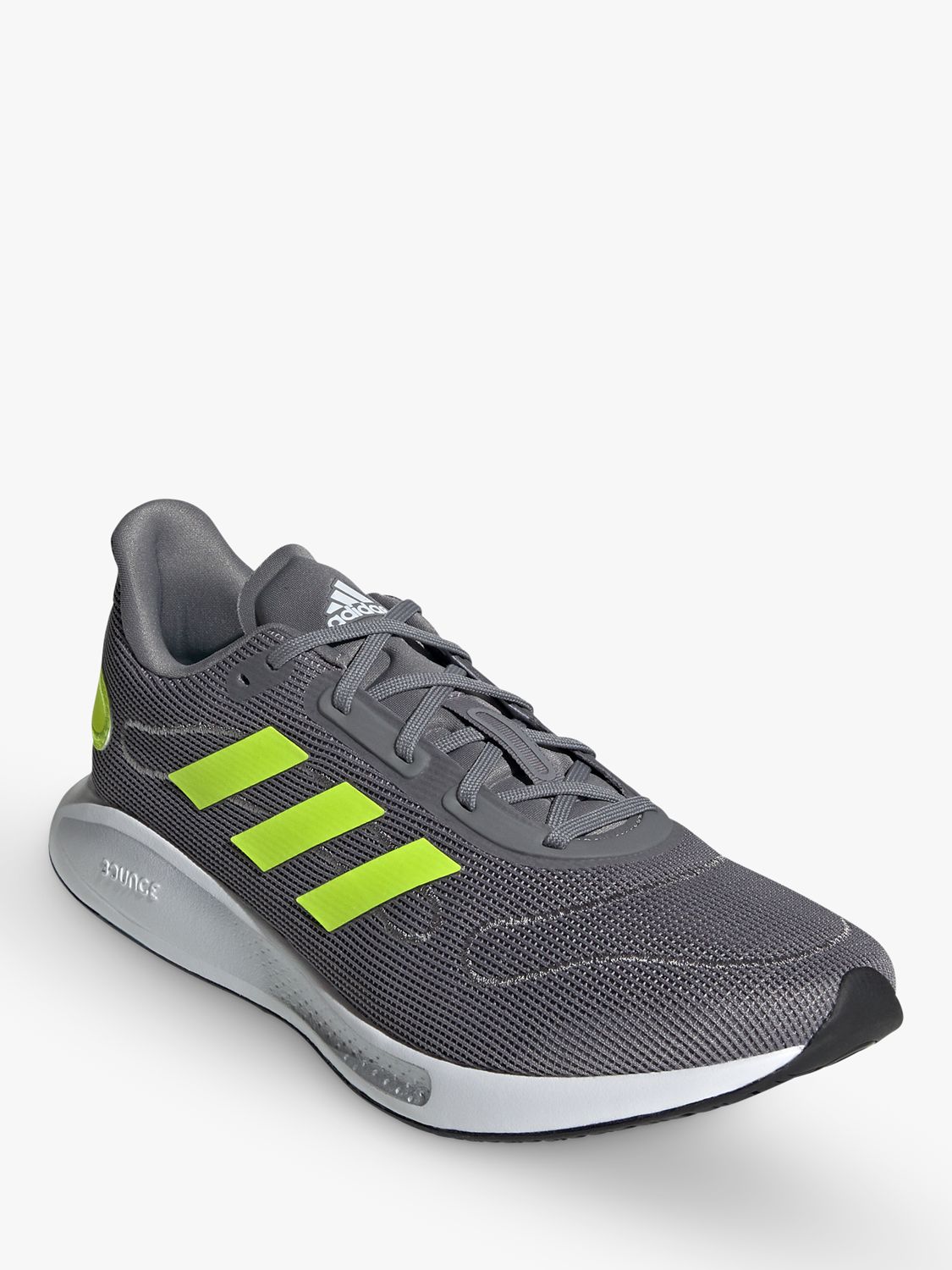 adidas Galaxar Run Men's Running Shoes, Grey Three/Solar Yellow/Cloud ...