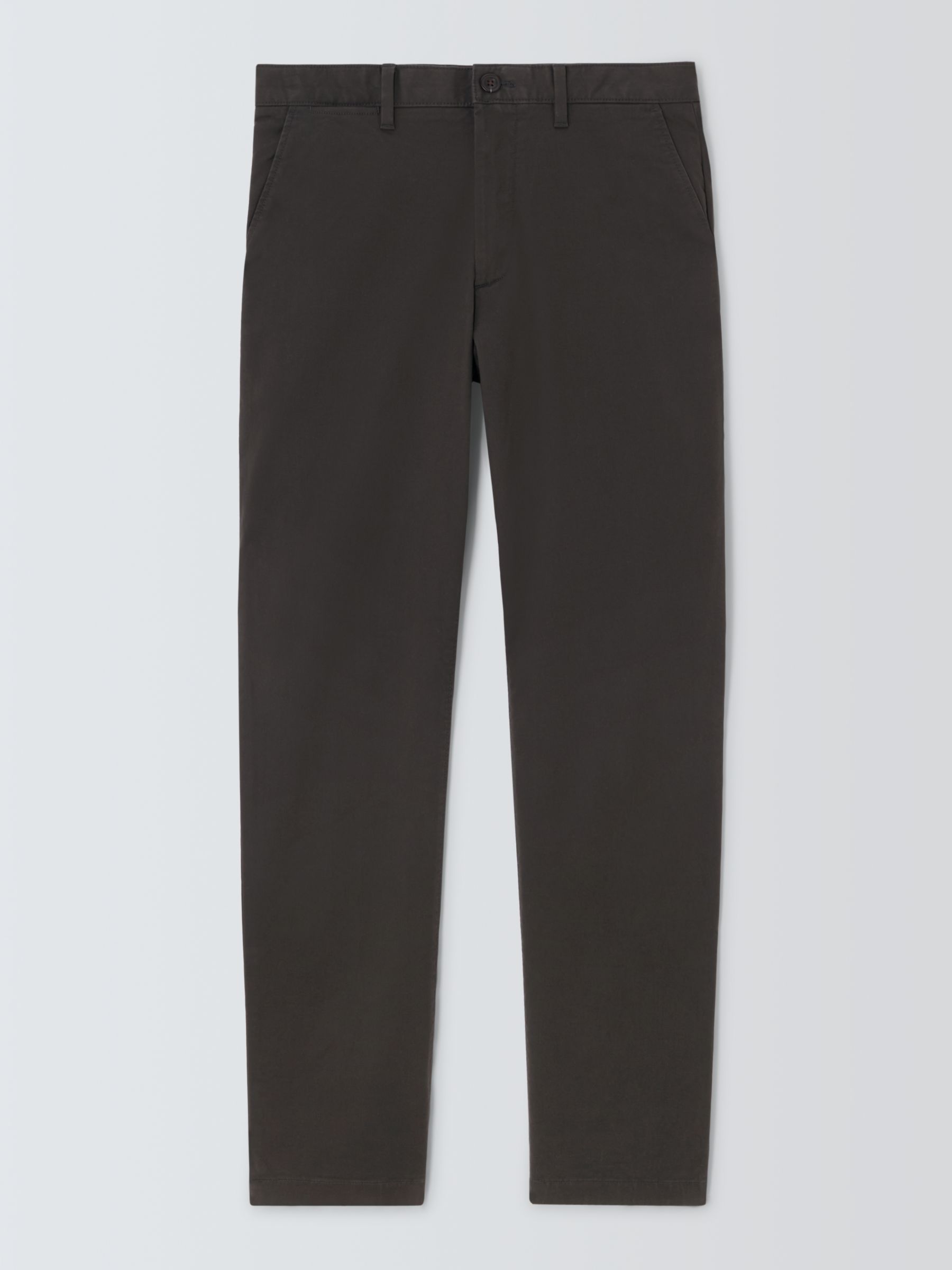 John Lewis Essential Straight Cut Chinos, Olive, 30S