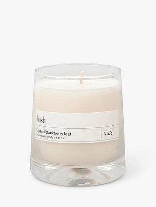 hush Sweet Fig and Blackberry Scented Candle, 250g