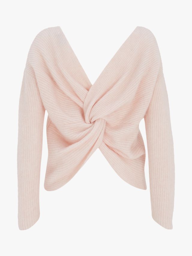 Twisted on sale back jumper