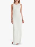 Whistles Tie Back Maxi Dress, Ivory
