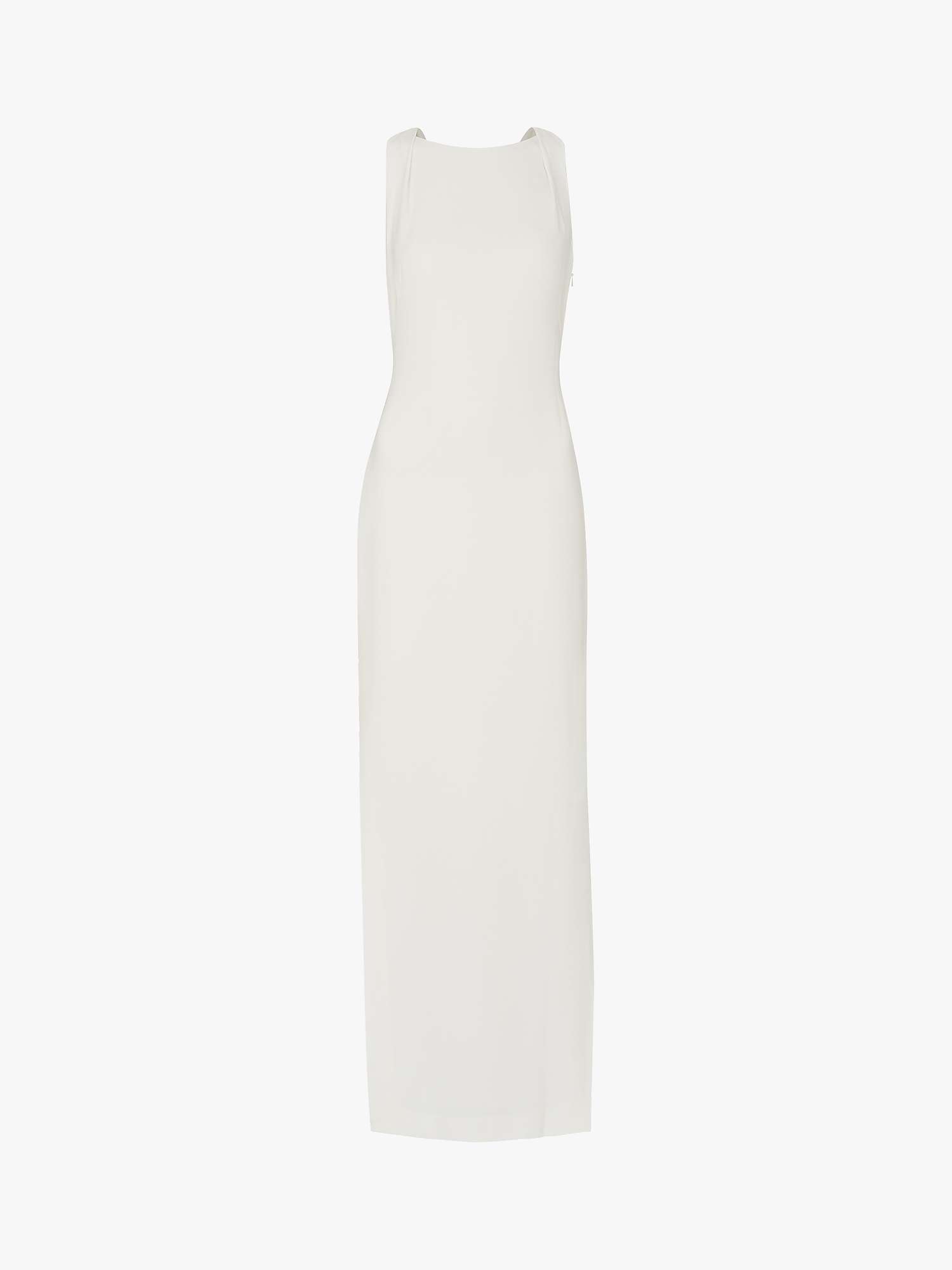 Buy Whistles Tie Back Maxi Dress, Ivory Online at johnlewis.com