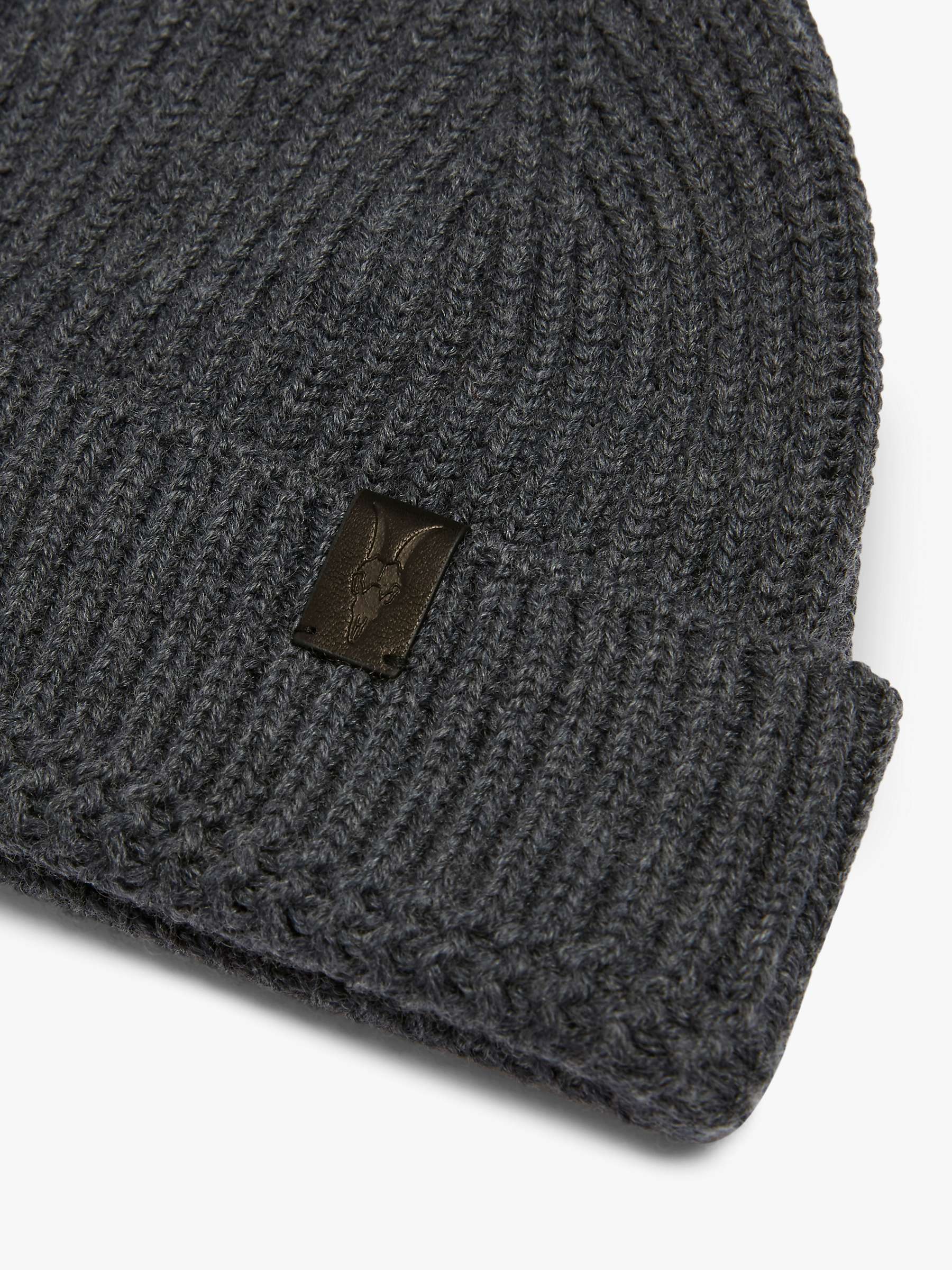 Buy AllSaints Merino Wool Beanie Hat Online at johnlewis.com
