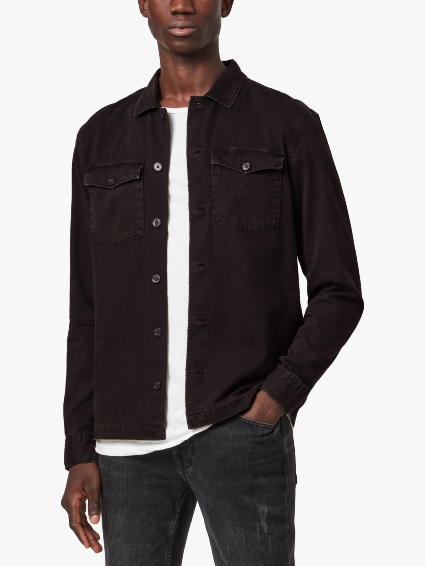 AllSaints Spotter Military Shirt