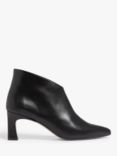 John Lewis Waverly Leather Shoe Boots, Black