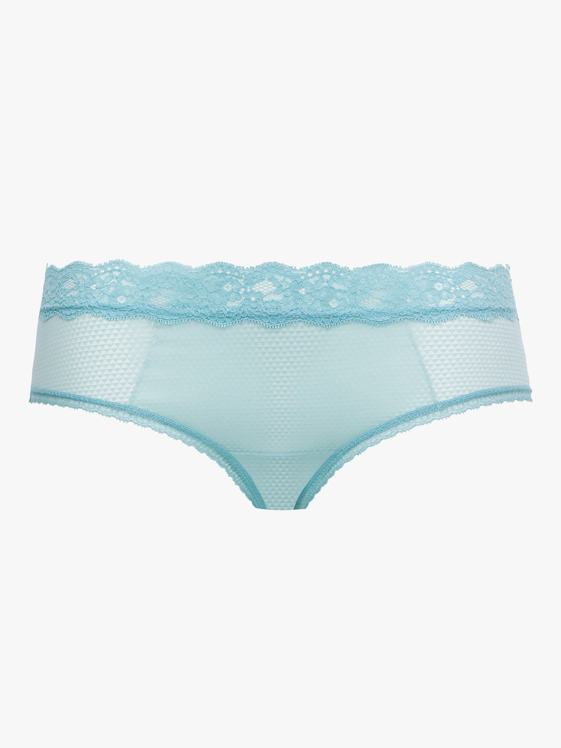 Passionata Brooklyn Hipster Knickers, Ice Blue