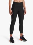 Under Armour HeatGear® Armour No-Slip Waistband Ankle Leggings, Black