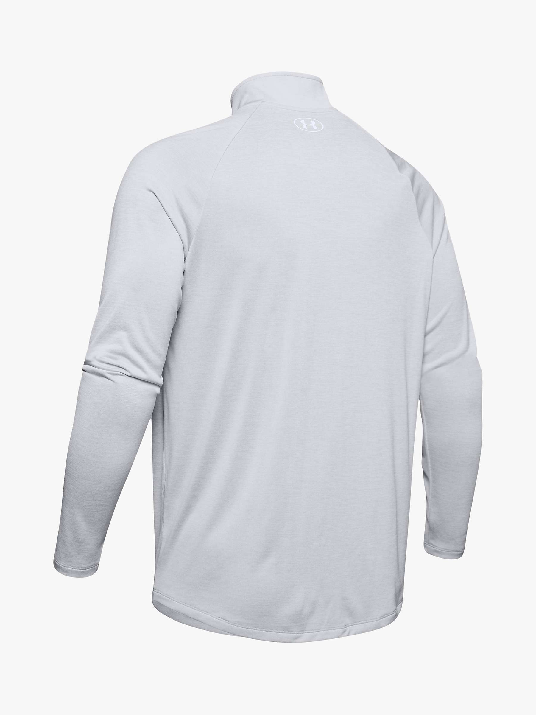 Under Armour Tech 2.0 1/2 Zip Long Sleeve Gym Top, Halo Grey at John ...