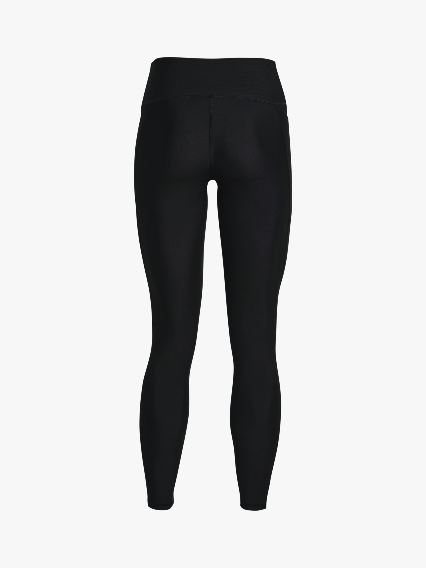 Under Armour HeatGear Armour High Waisted Cropped Leggings, Black at John  Lewis & Partners