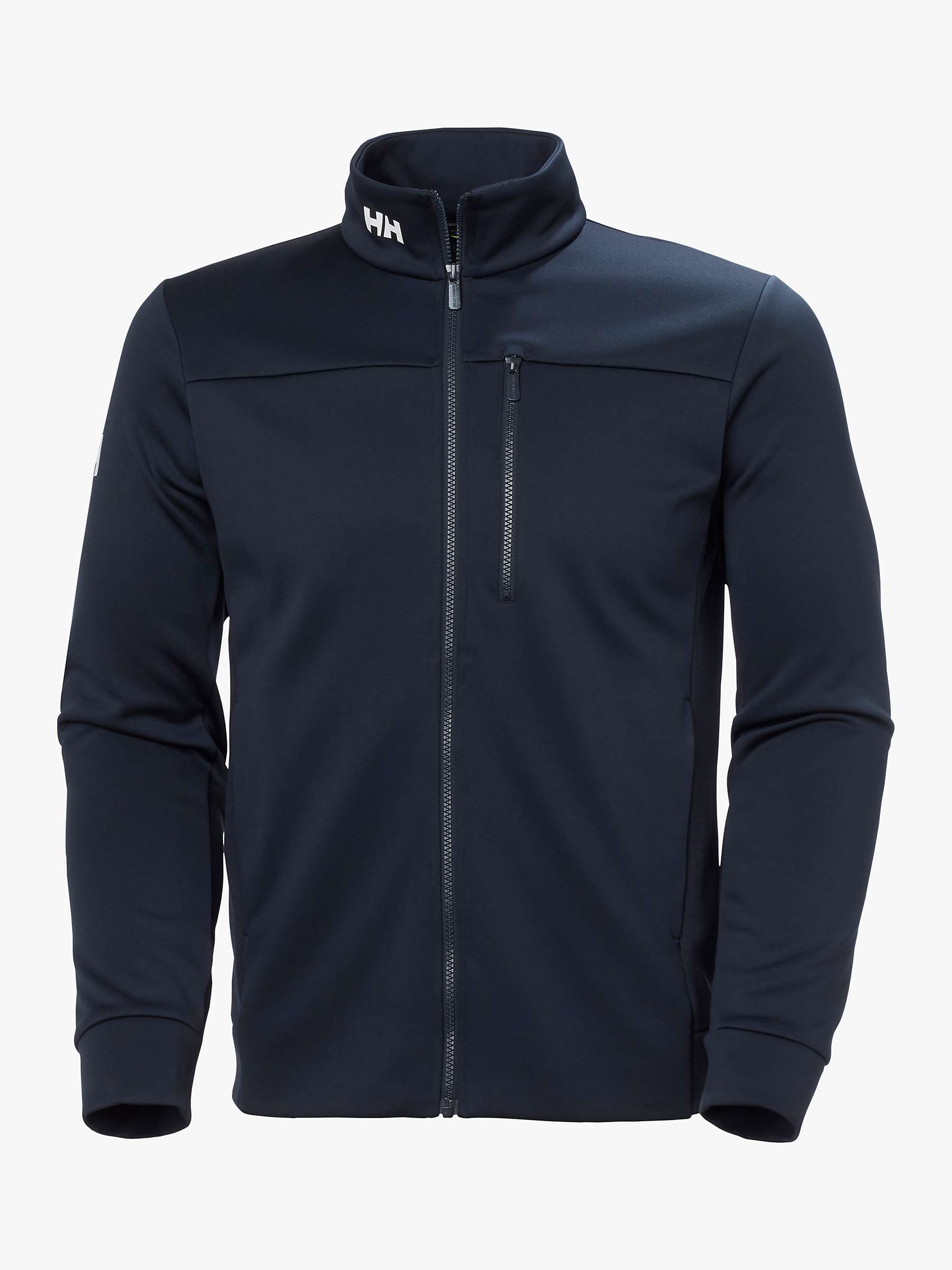 Buy Helly Hansen Crew Full-Zip Men's Fleece Jacket, Navy Online at johnlewis.com