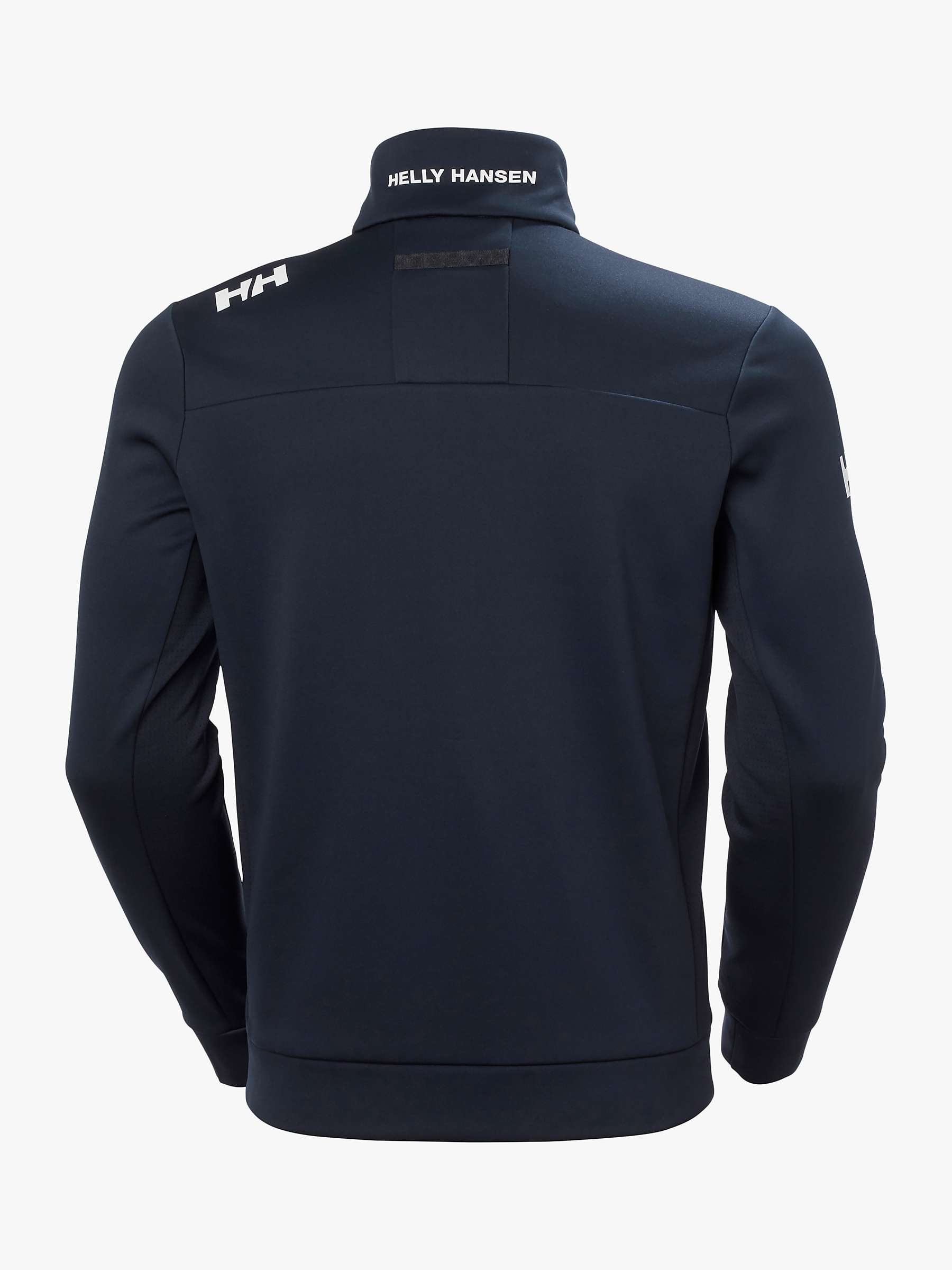 Buy Helly Hansen Crew Full-Zip Men's Fleece Jacket, Navy Online at johnlewis.com