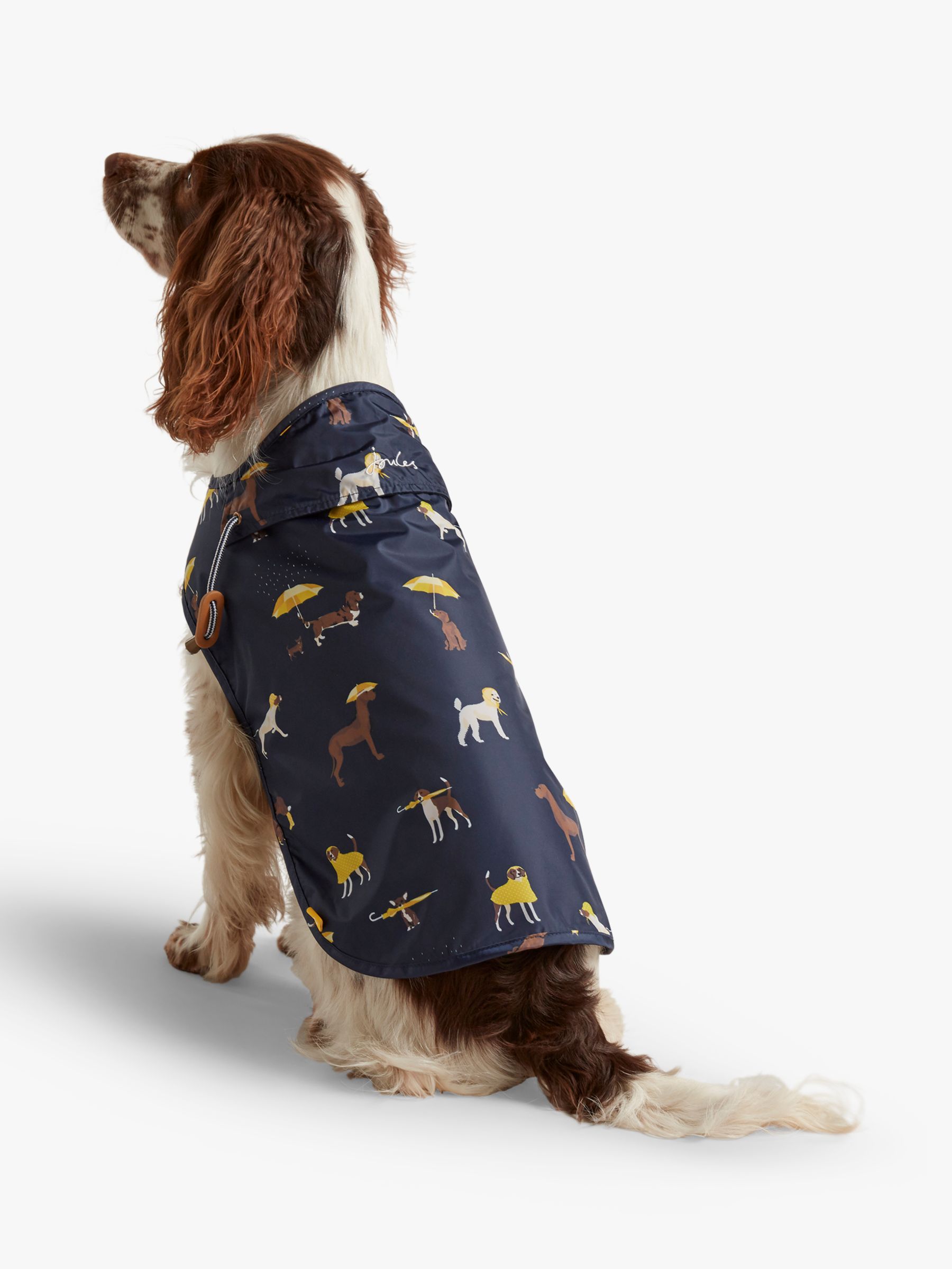 Joules Navy Dog Raincoat, Medium