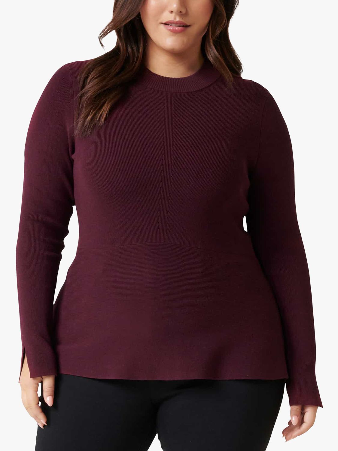 Forever New Curve Cleo Jumper, Berry