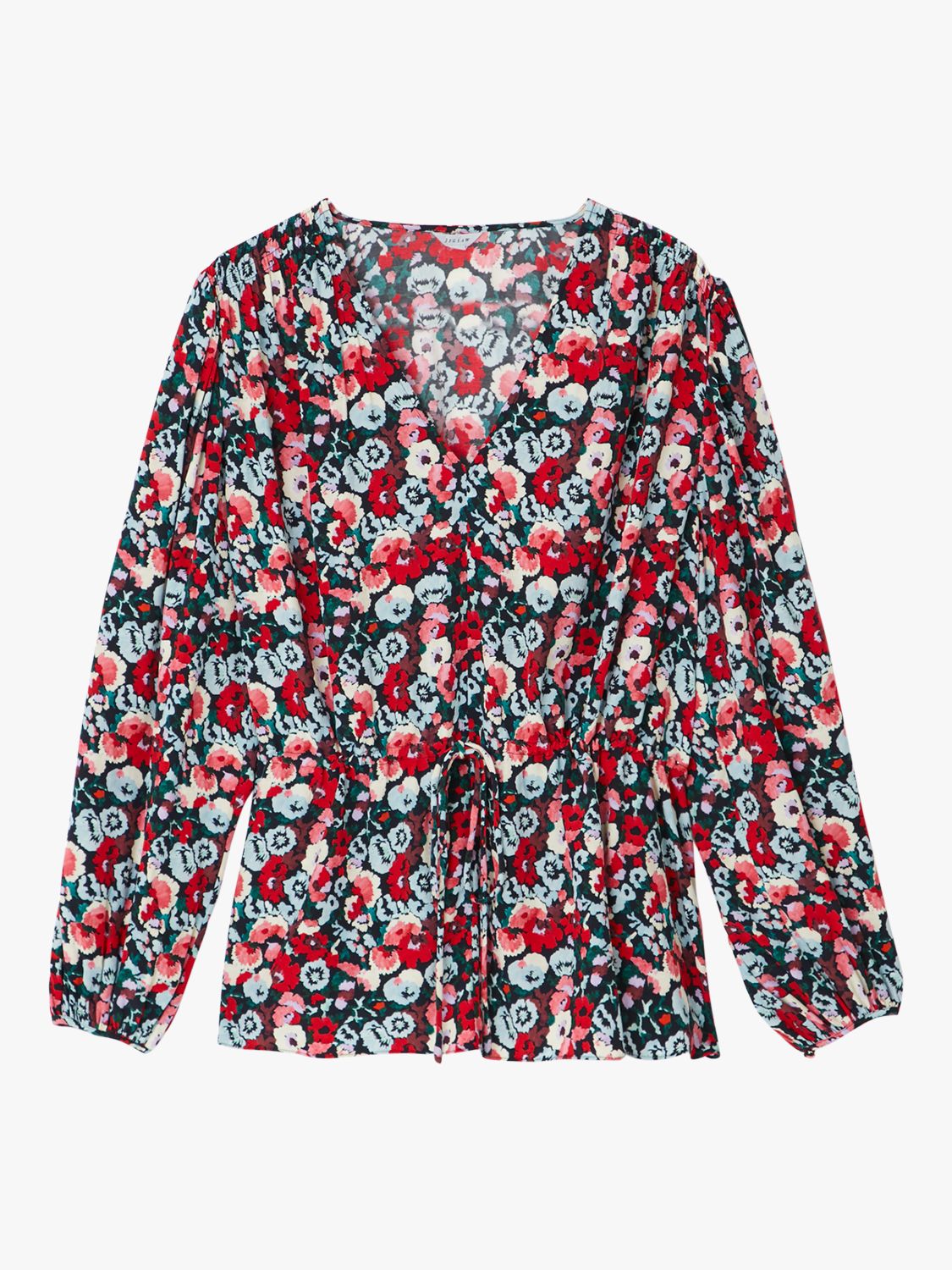 Jigsaw Tapestry Floral Blouse, Multi at John Lewis & Partners