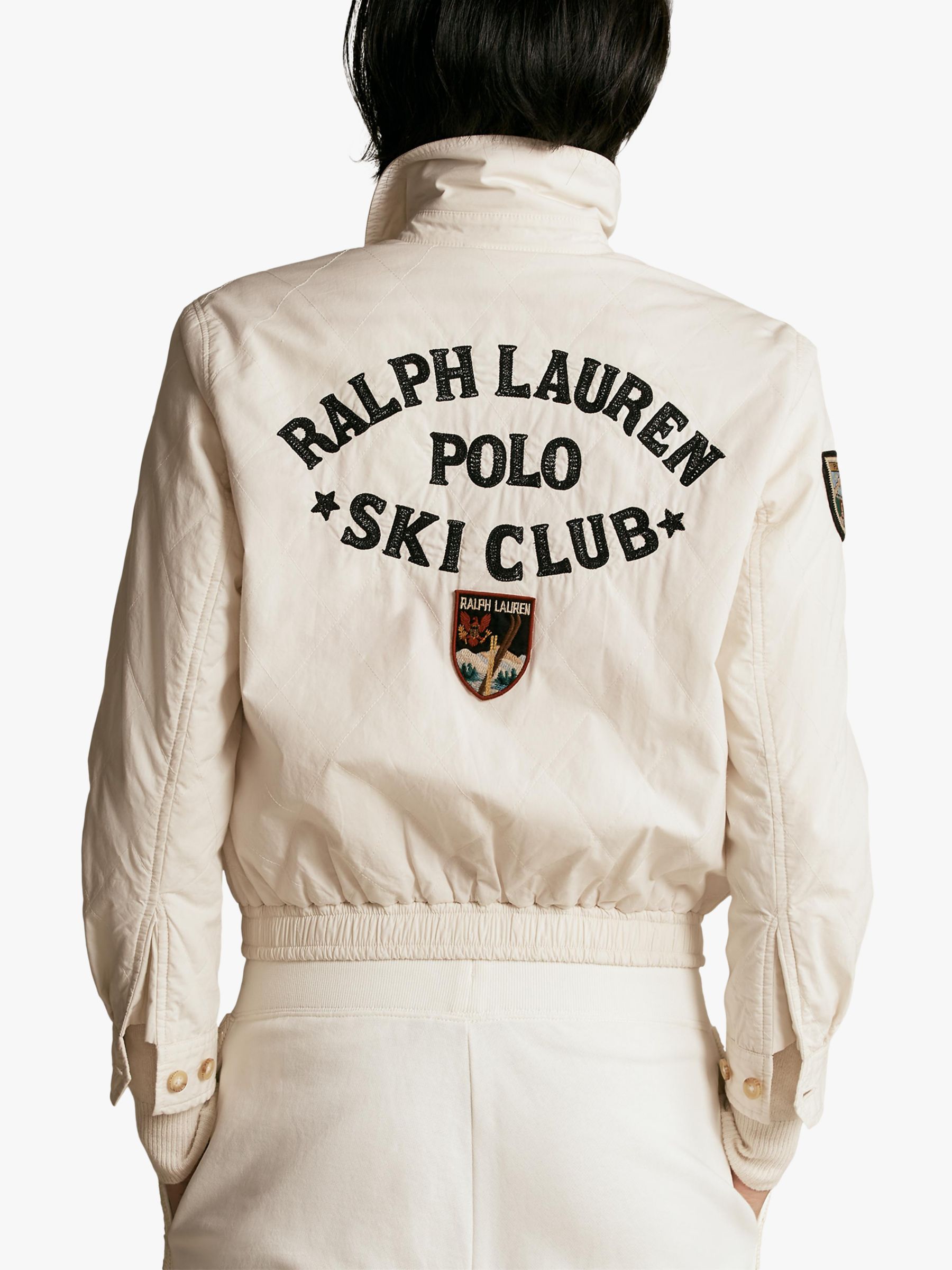Polo Ralph Lauren Vintage Ski Bomber Jacket, Andover Cream