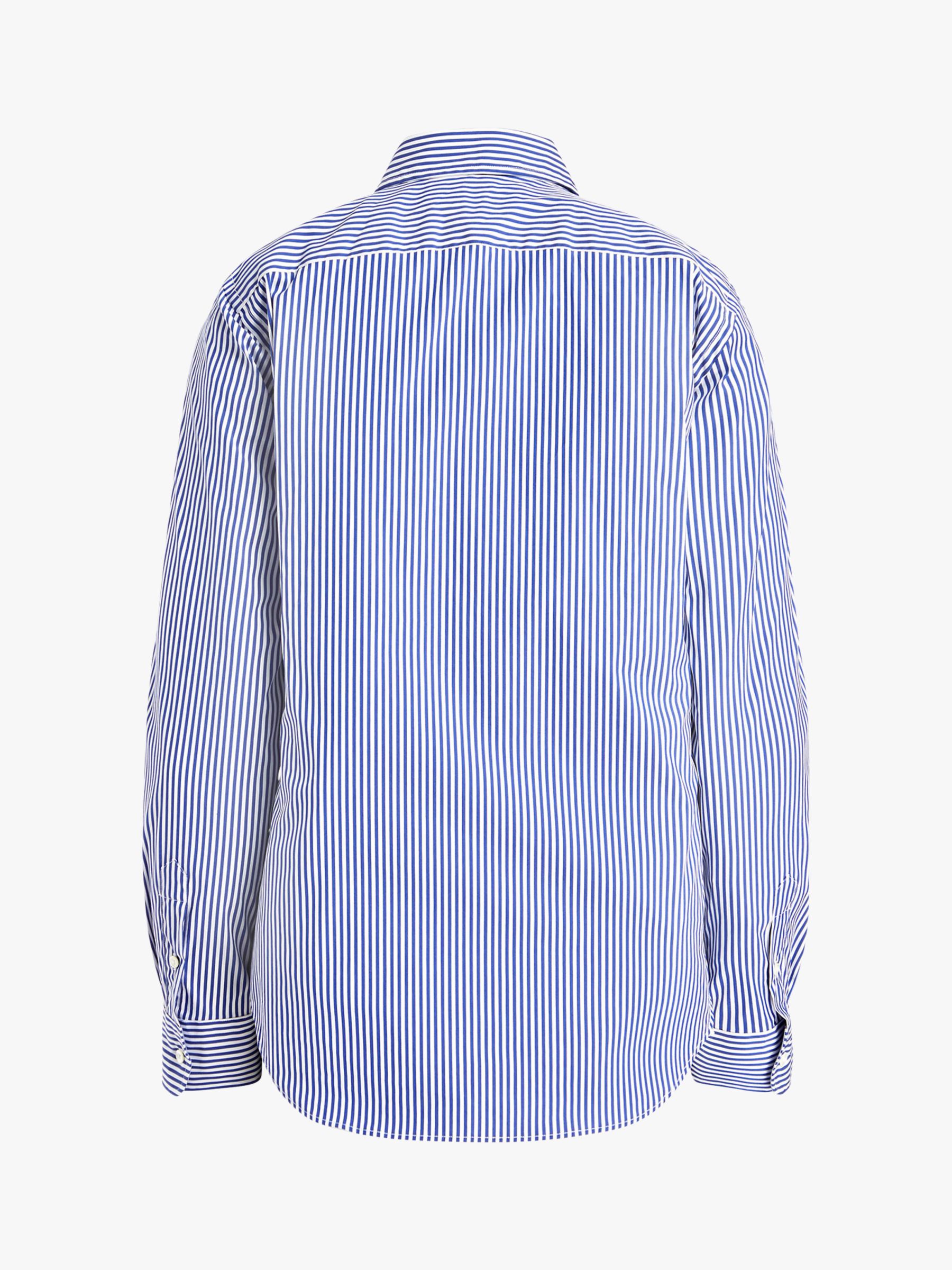 Polo Ralph Lauren Georgia Stripe Shirt, Navy/White