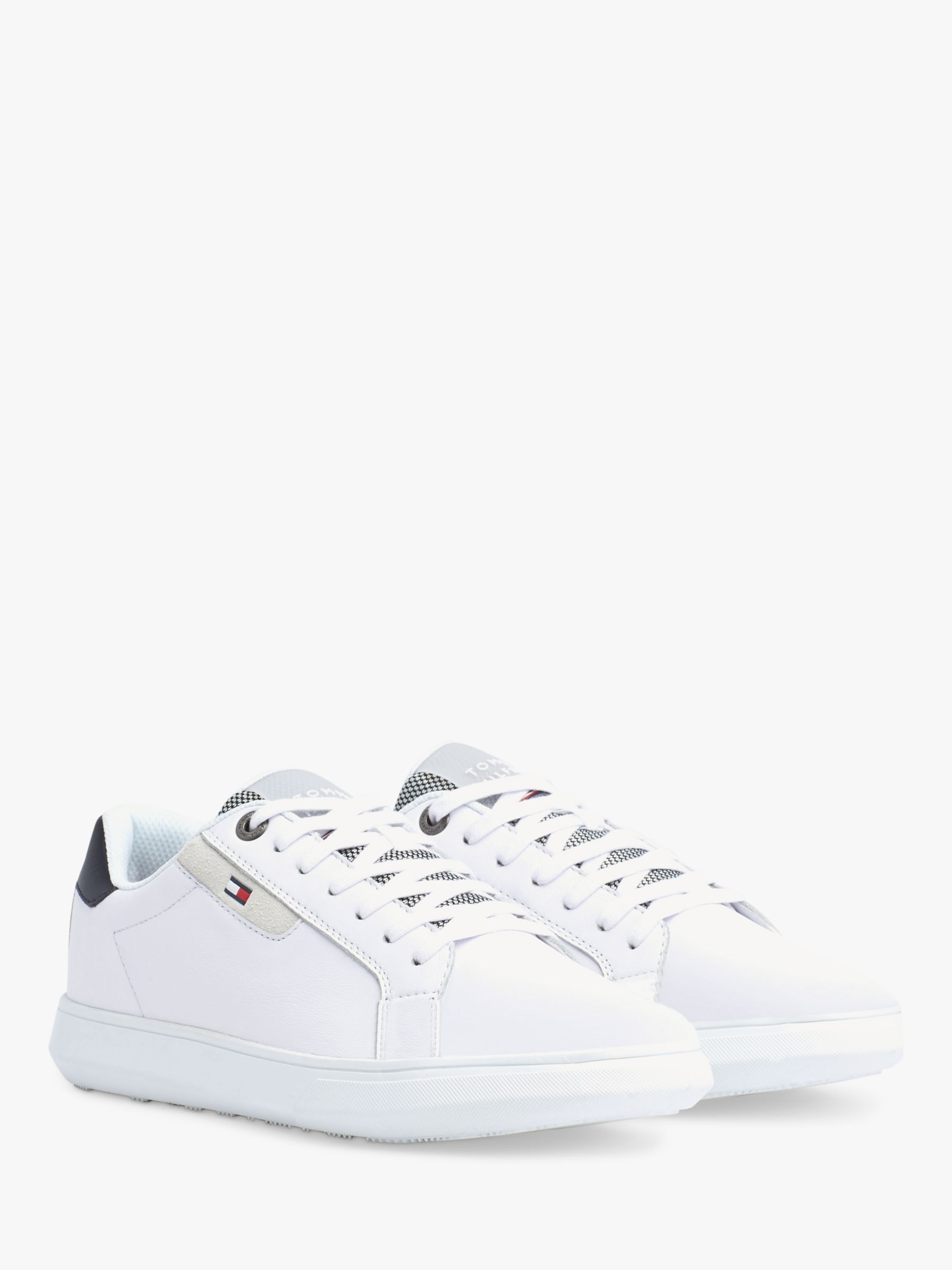 Tommy Hilfiger Essential Leather Trainers, White