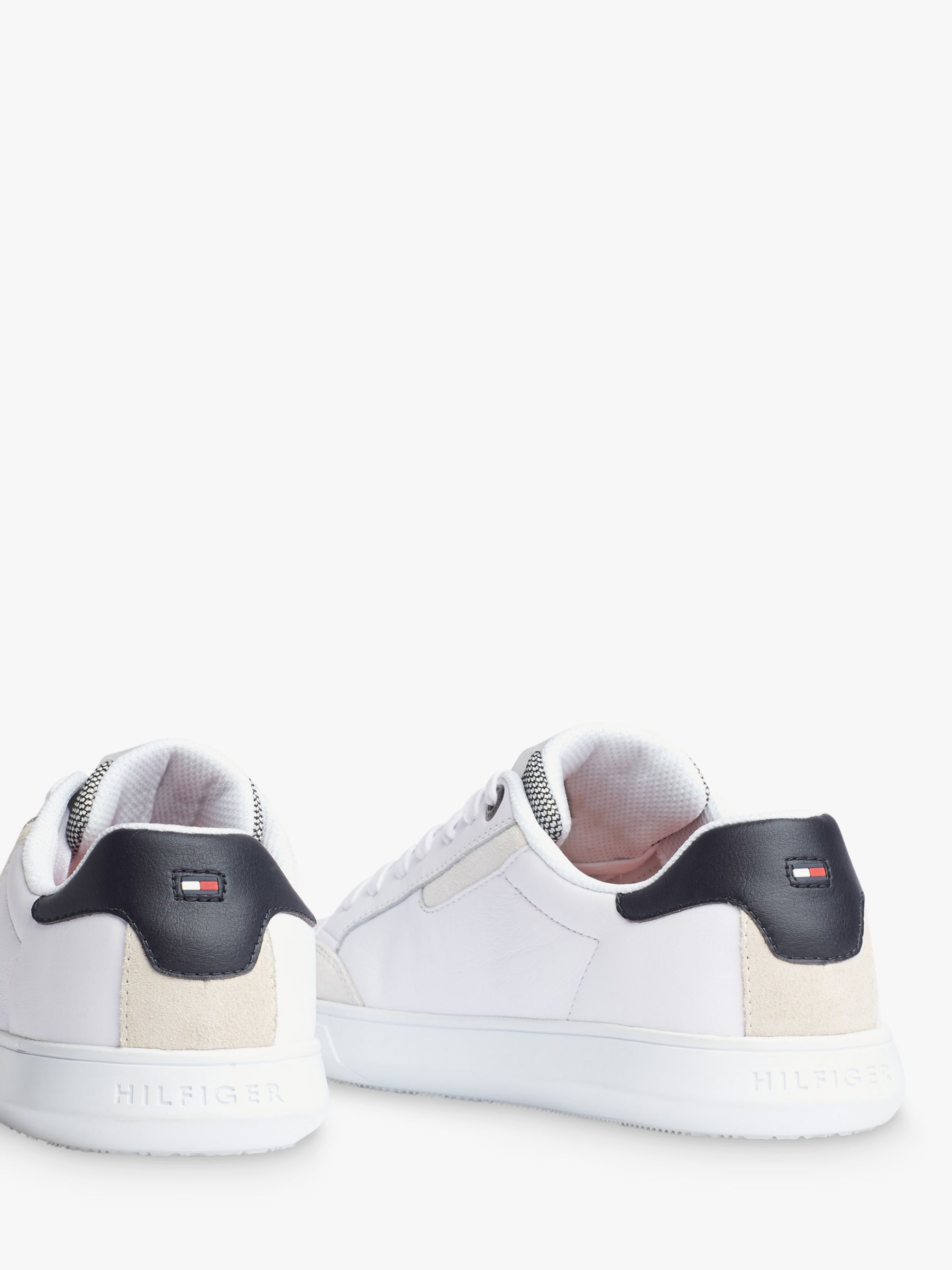 Tommy Hilfiger Essential Leather Trainers, White