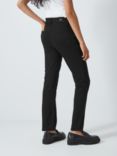 PAIGE Cindy High Rise Straight Leg Jeans, Black