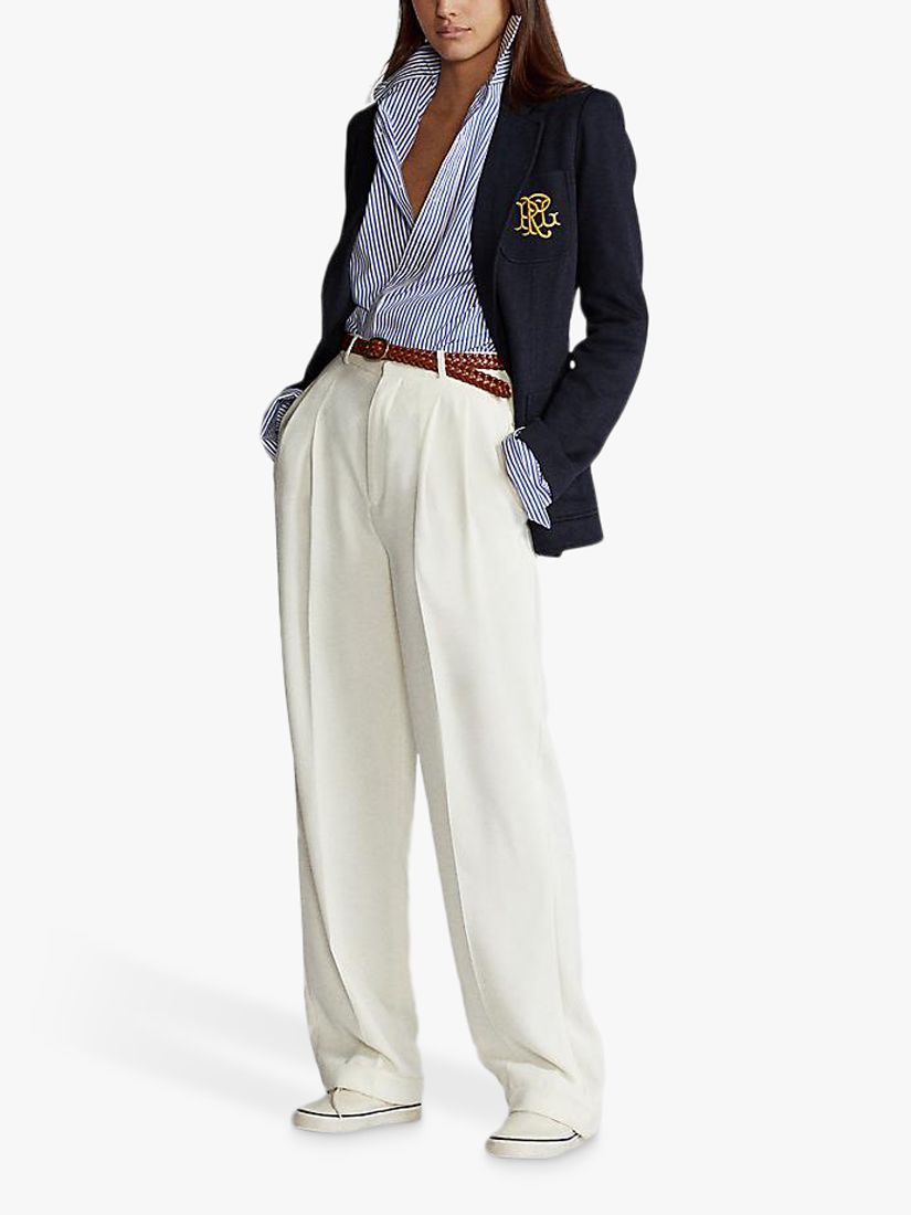 Polo Ralph Lauren Single Button Blazer, Navy at John Lewis & Partners