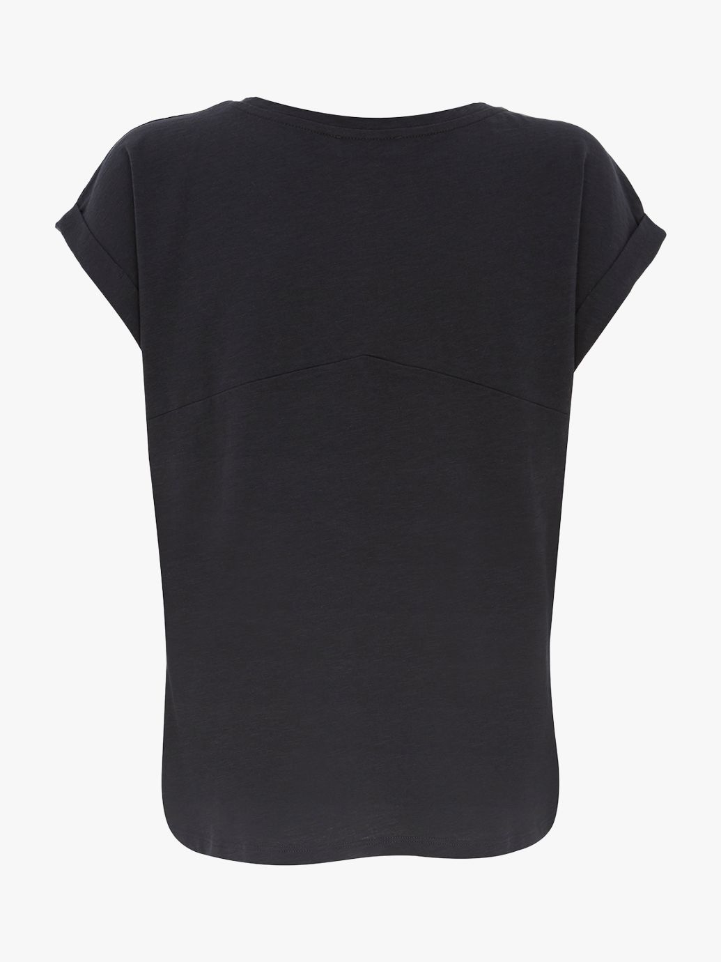 Mint Velvet Lips Slub T-Shirt, Charcoal/Red at John Lewis & Partners