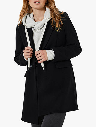 Mint Velvet Wool Blend Coat, Black