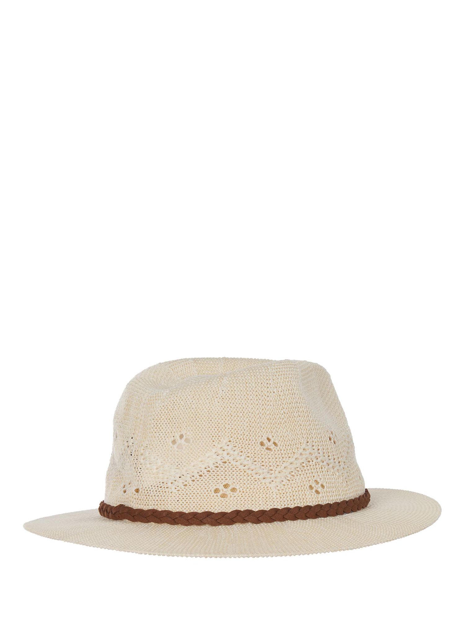 Barbour Flowerdale Trilby Hat, Ivory, S
