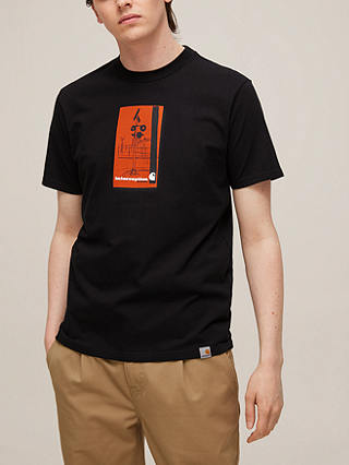 Carhartt WIP Short Sleeve Interception T-Shirt, Black