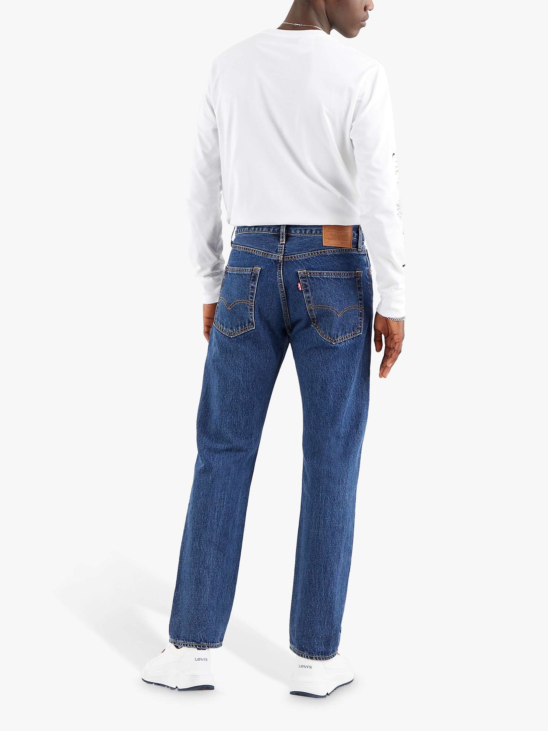 Levi's 551 Straight Fit Jeans, Rubber Worm at John Lewis & Partners